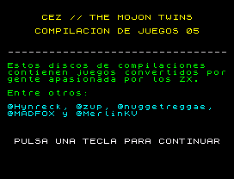 The Mojon Twins Compilation 05